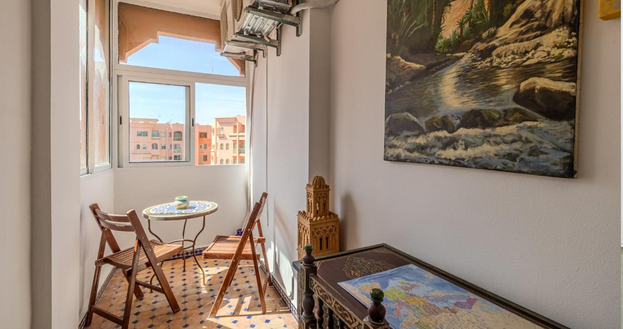 Charming 2-Bed Oasis Pool View Apartment Marrakesh Exterior foto
