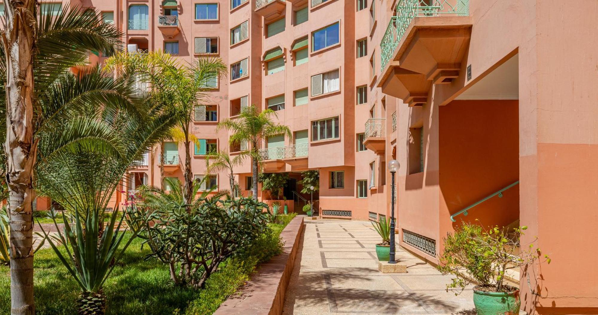 Charming 2-Bed Oasis Pool View Apartment Marrakesh Exterior foto